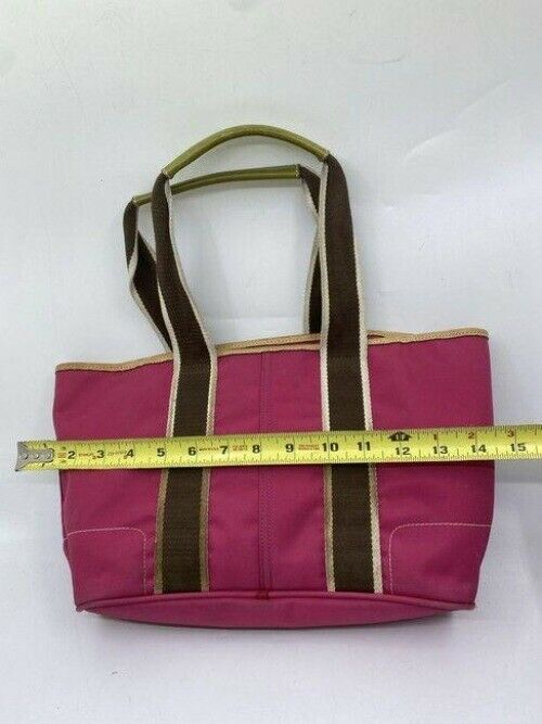 coach large pink nylon shoulder bag