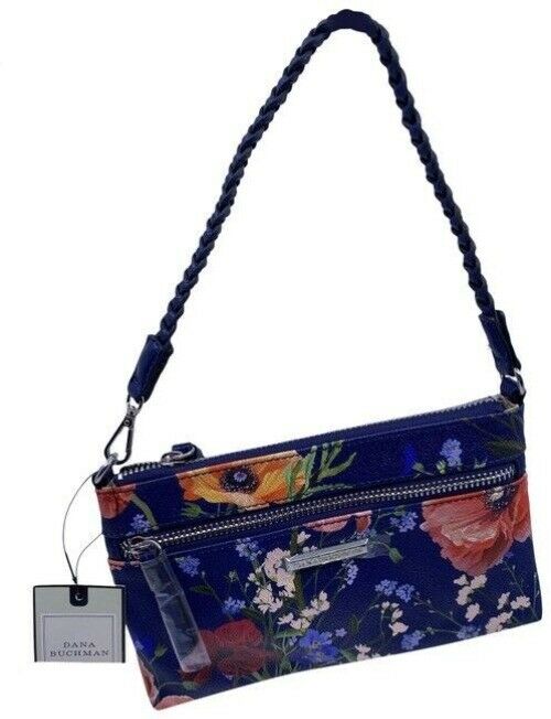 Dana Buchman New With Tags Floral Faux Leather Tote