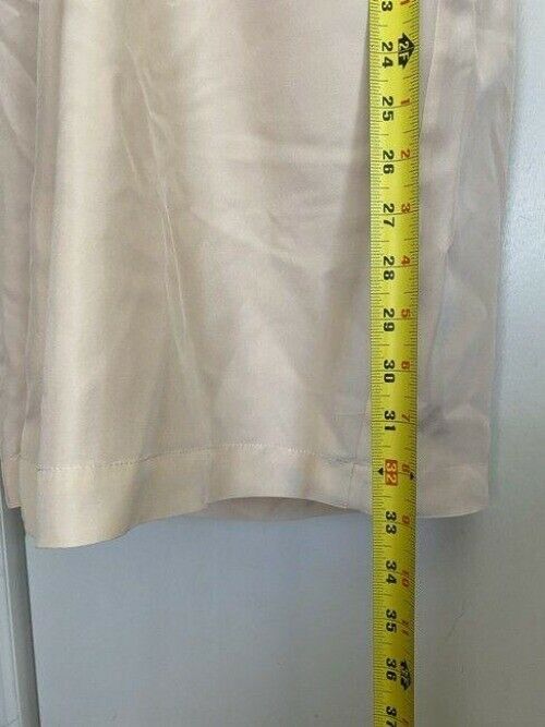 nicole miller peach new front tie small short casual dress