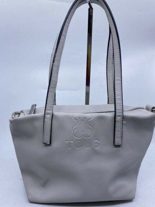 tous bag off white leather tote