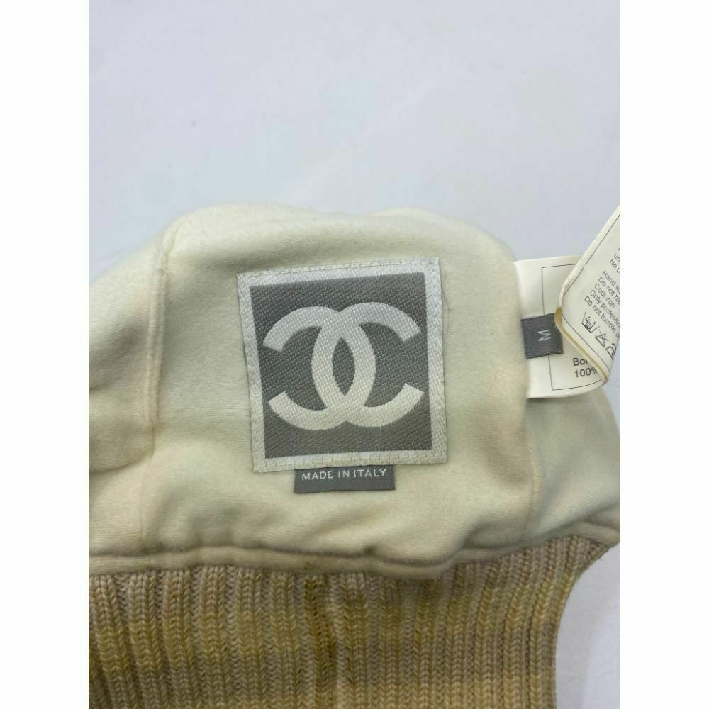 CHANEL Beanie Tan Blue Made in Italy