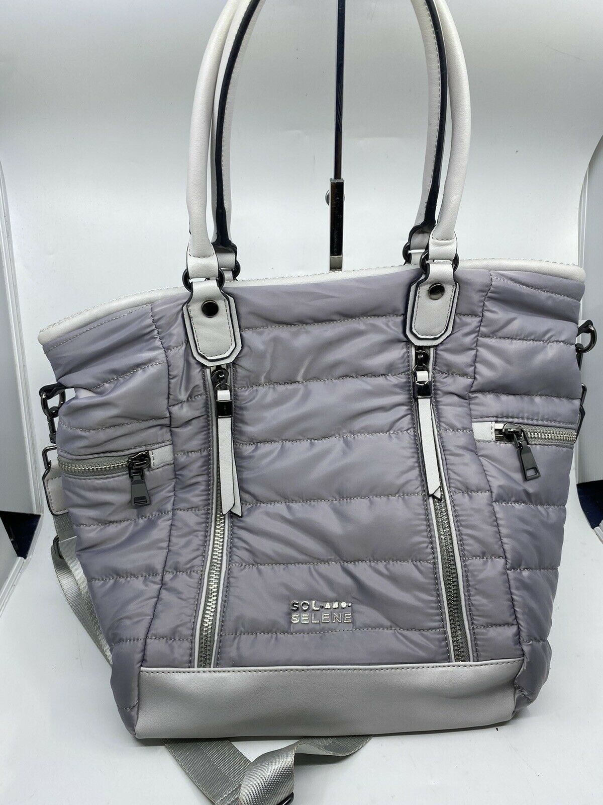 SOL & SELENE Large Quilted crossbody bag