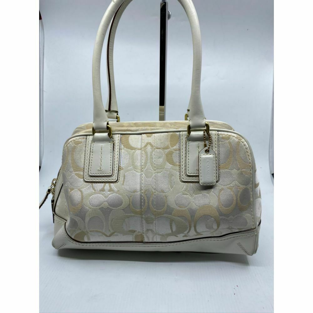 COACH Medium/Large Jacquard Fabric Signature Tote Bag