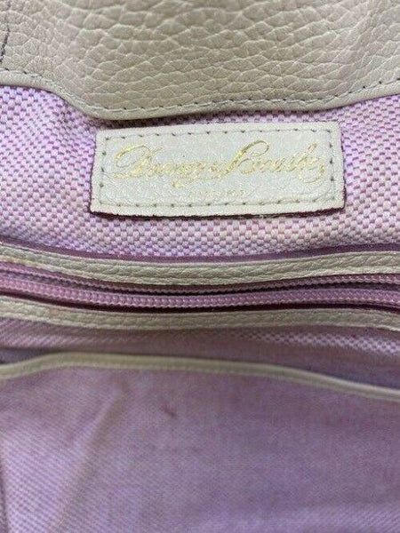Dooney and Bourke cream leather hobo bag
