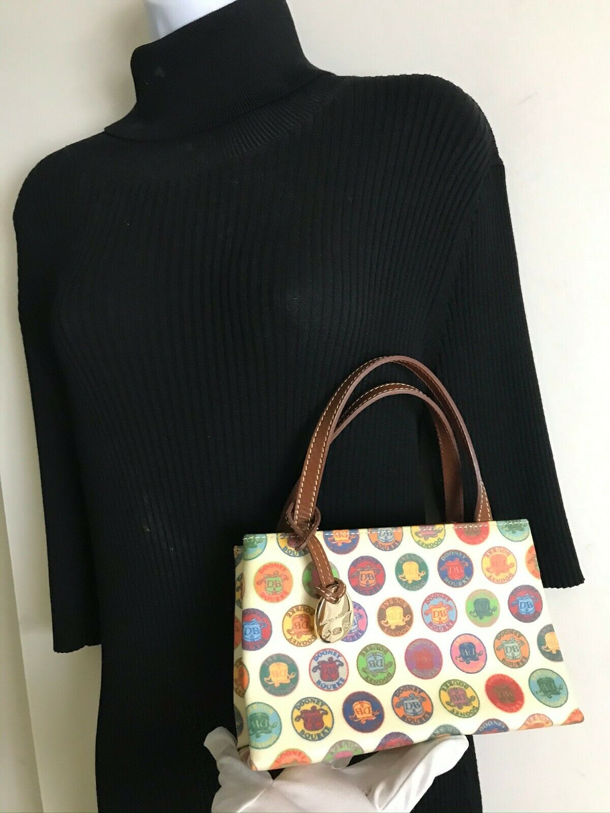 Dooney & Bourke Multi Color Circle Small Purse