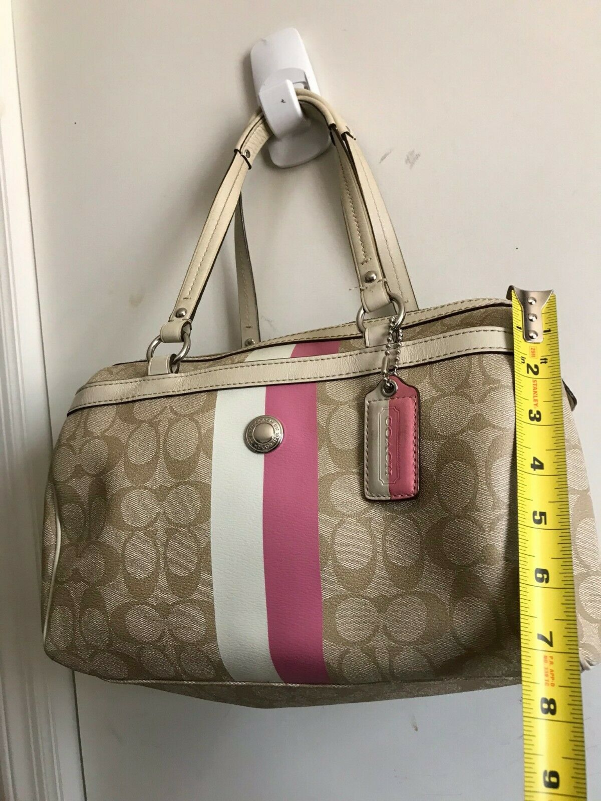 Coach Coated Canvas Shoulder Bag