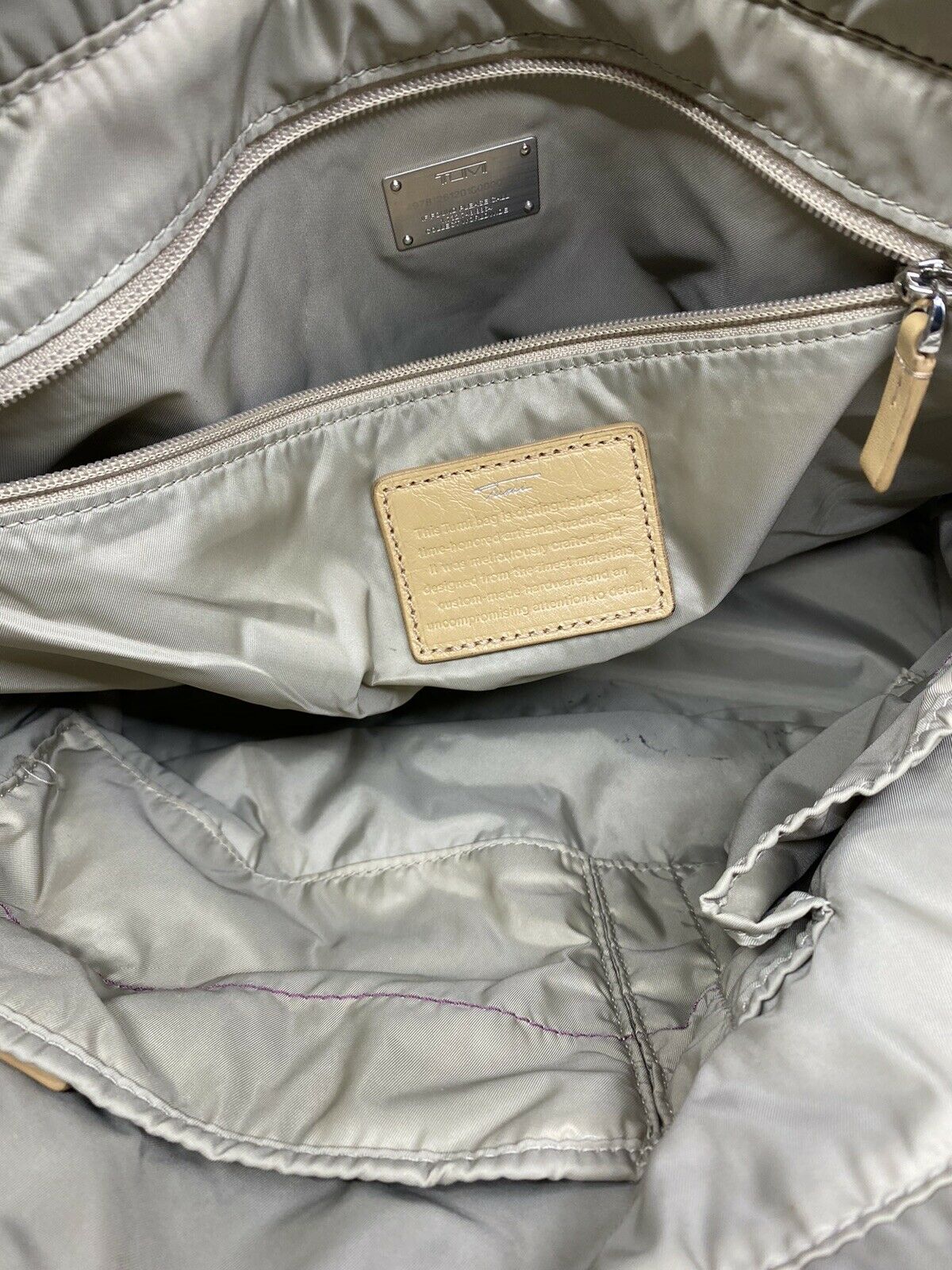 TUMI Multi Color Woven Tote bag