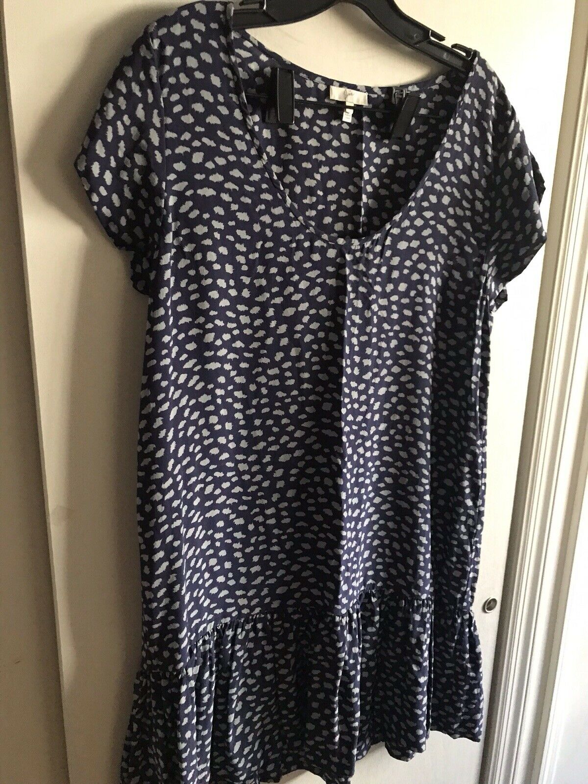 JOIE Blue Printed Tunic Size Medium