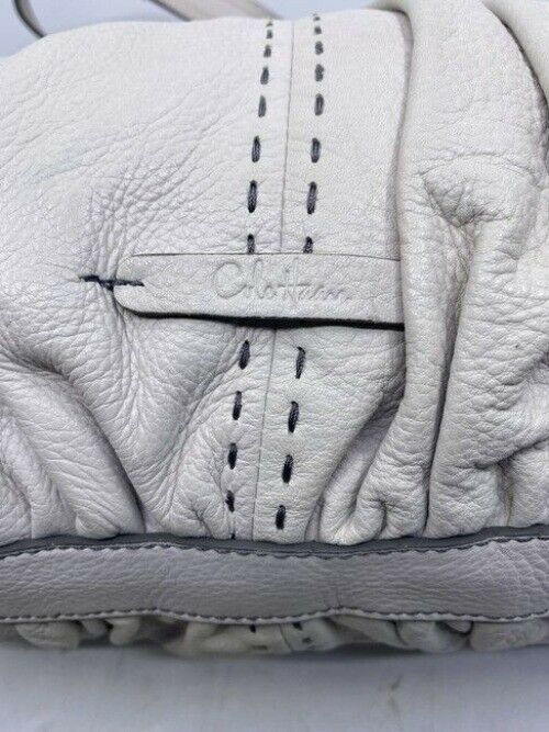 Cole Haan Xl Wqhite Leather Shoulder Bag