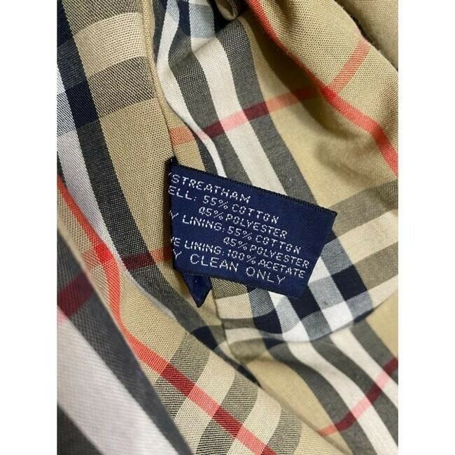 BURBERRY Men's Navy Blue Wind Breaker Jacket Medium