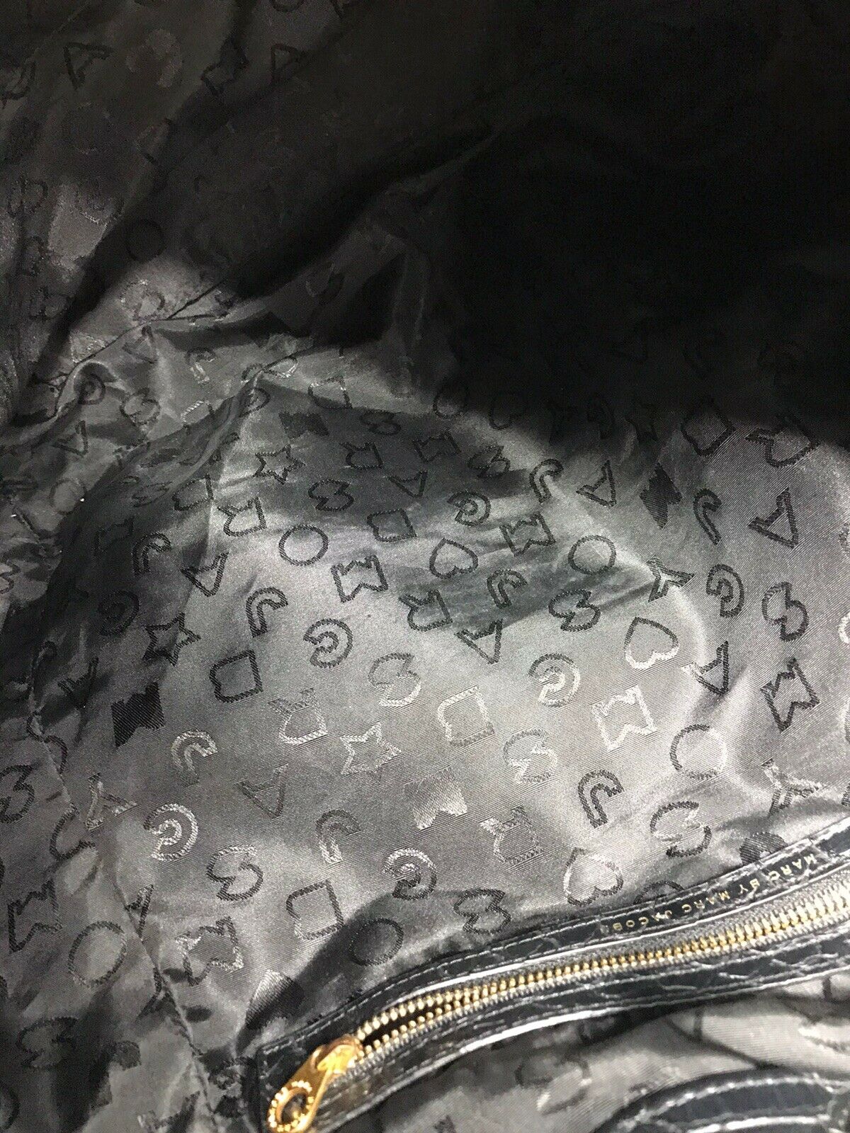 Marc Jacobs Leather Bucket Bag Python Embossed