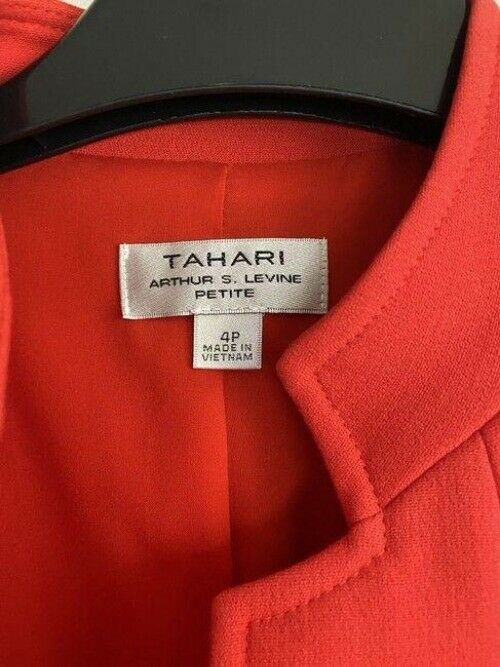 elie tahari red jacket