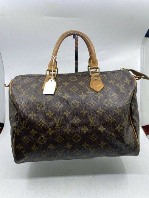 Louis Vuitton Speedy Brown Monogram Canvas Shoulder Bag
