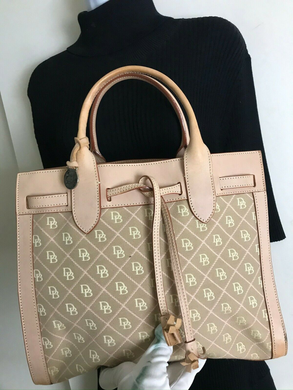 Dooney & Bourke Tan Large Tote Bag