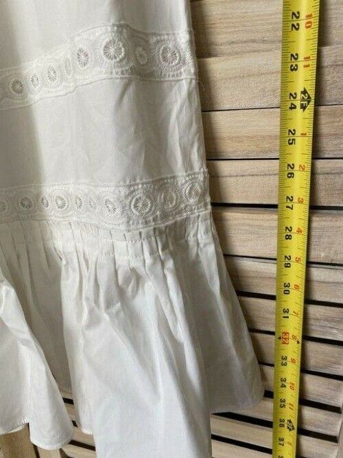 Nicole Miller white cotton msrp short casual dress