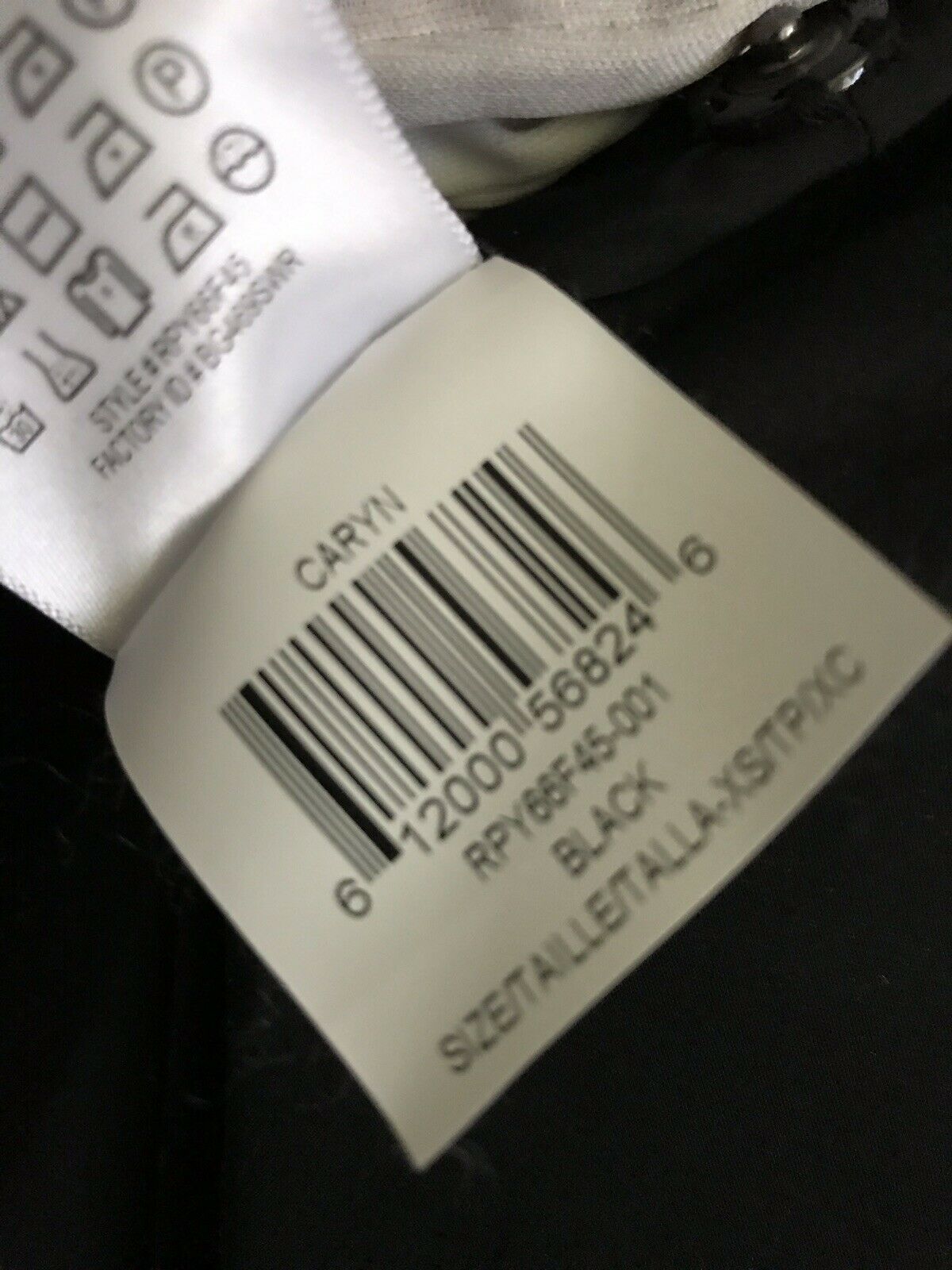 BCBG Black Wrap Vest Dress Msrp $290