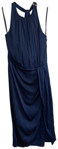 Milly navy new halter chiffon msrp