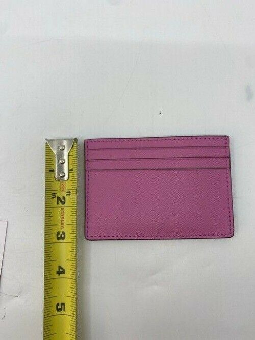 kate spade purple pink slim leather cardholder wallet