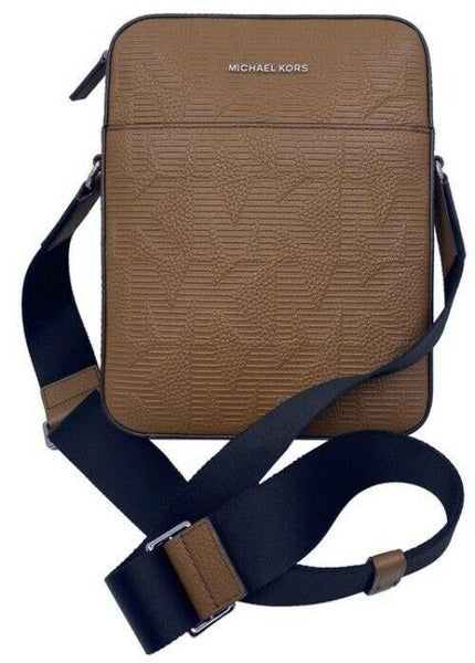 Michael Kors Cooper Logo Flight Luggage Camellia Matte Leather Messenger Bag