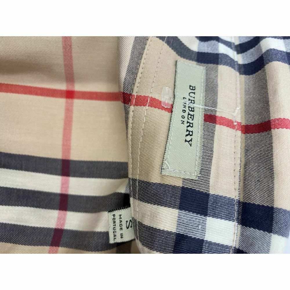 BURBERRY Women’s Nova Check Long Sleeves Button Down Woven Small