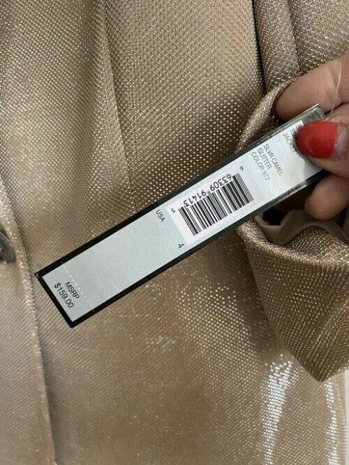 elie tahari champagne jacket
