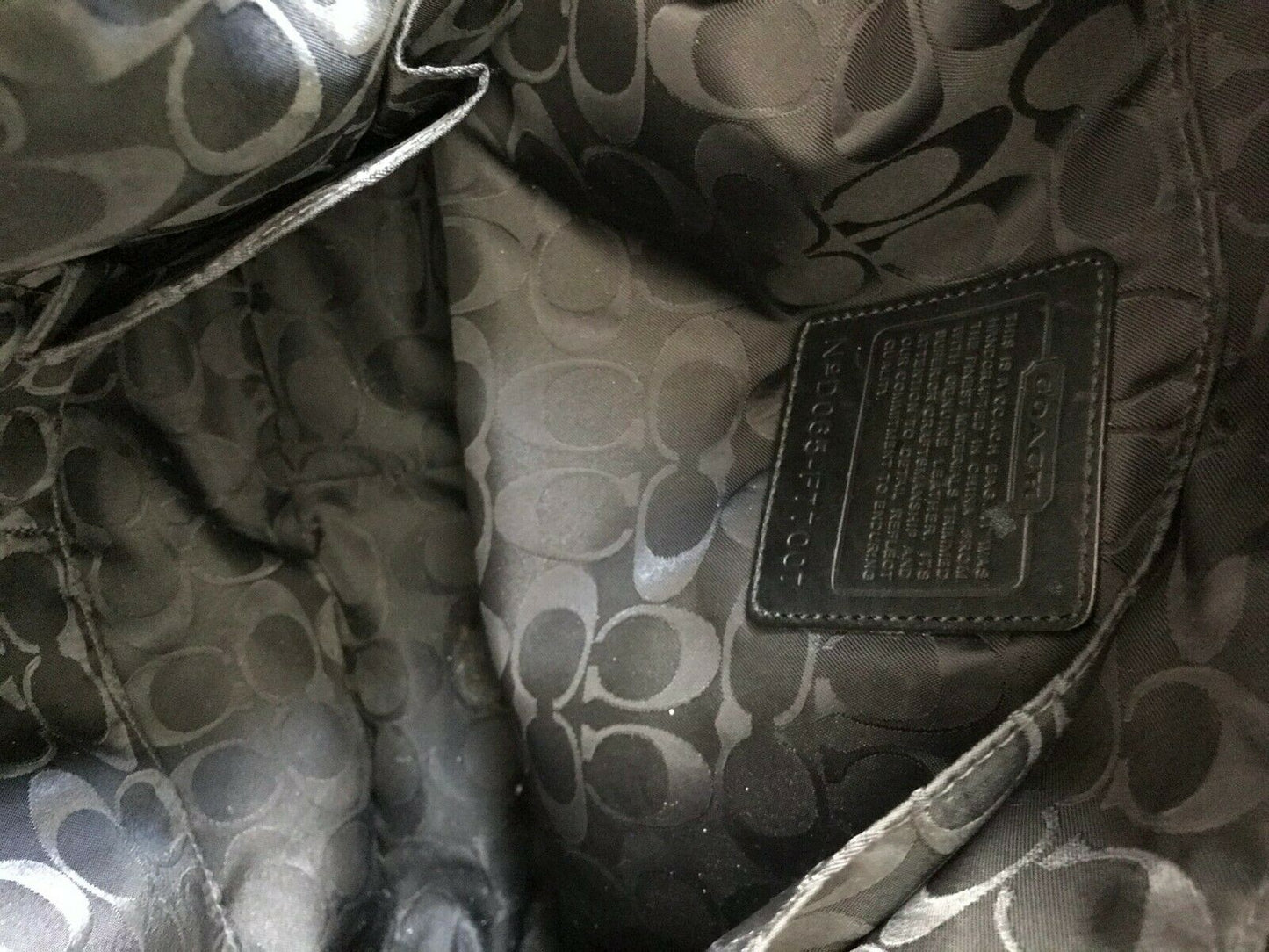 COACH Fabric Tote Bag
