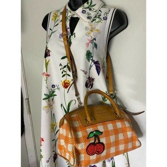 DOONEY & BOURKE Orange White Tote Crossbody Bag