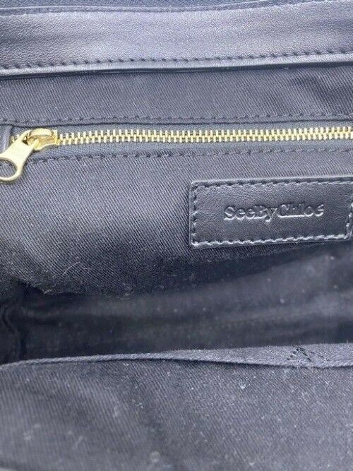 See By Chloe Iris Small Handbag Bliss And Black Leather Cross Body Bag