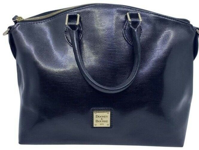 Dooney And Bourke Summer Black Leather Cross Body Bag
