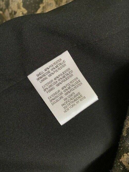elie tahari goldblack gold jacket msrp blazer