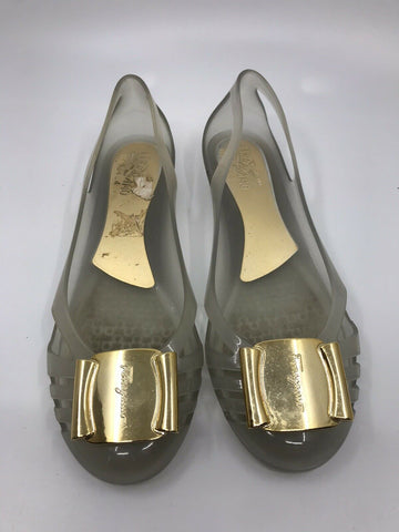 SALVATORE FERRAGAMO Jelly Flats Shoes size 6
