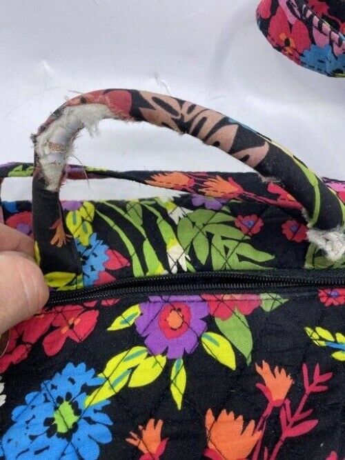 Vera Bradley Floral Multicolor Fabric Cross Body Bag