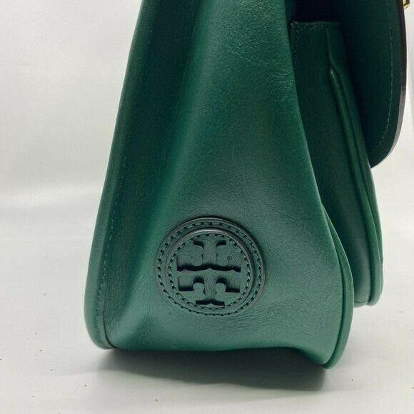 TORY BURCH Green leather hobo Bag