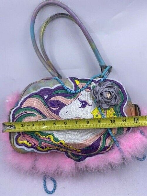 Marc Jacobs w hand shoulder customized by me w applique multicolor shoulder bag