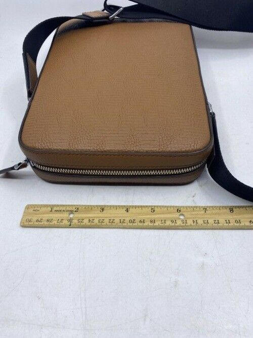 Michael Kors Cooper Logo Flight Luggage Camellia Matte Leather Messenger Bag