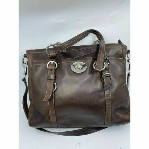 COACH Medium/ Large Leather Brown Shoulder Bag