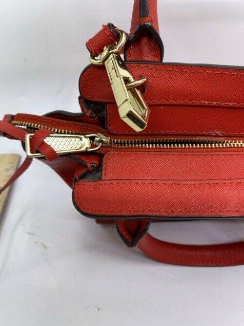 rebecca minkoff red leather cross body bag