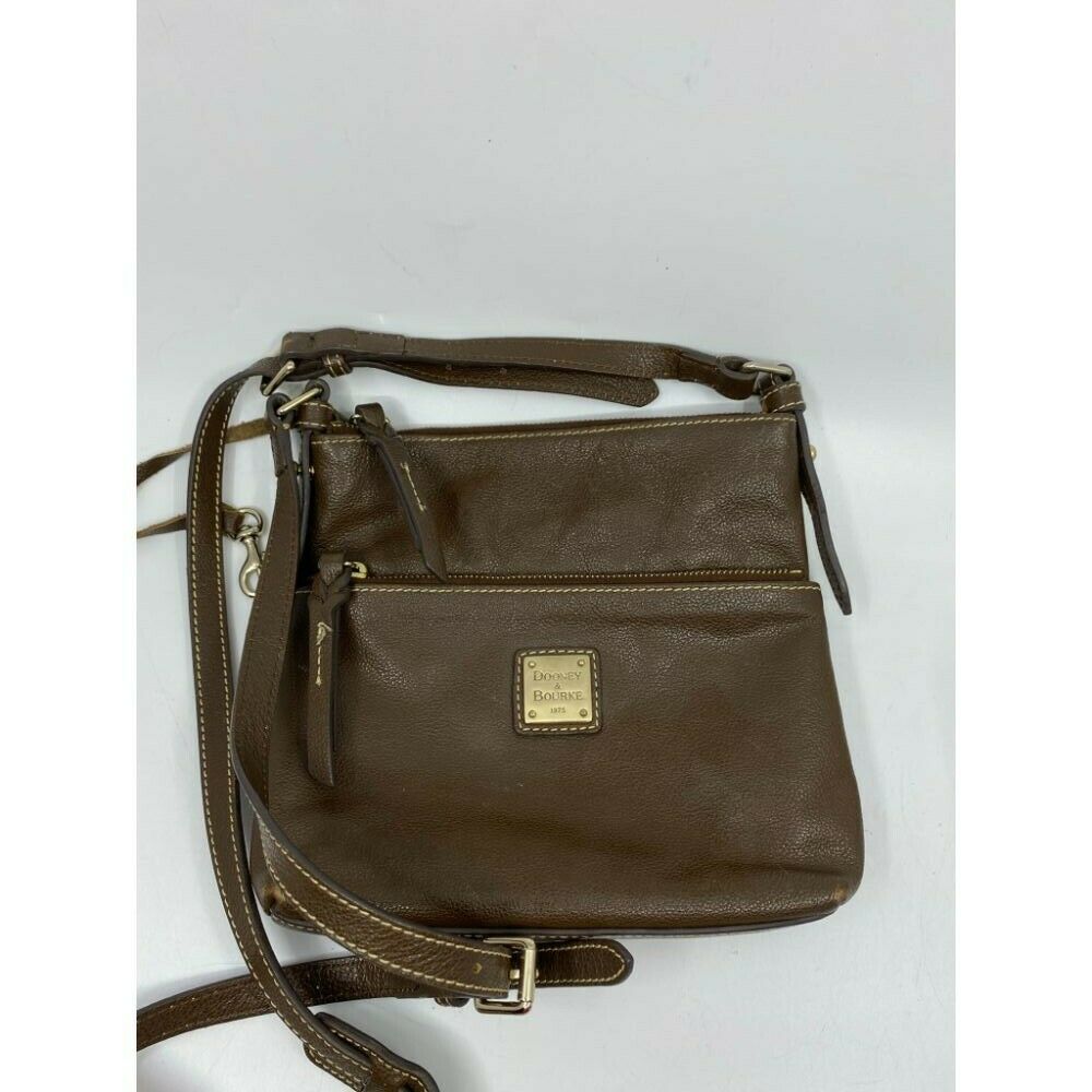 DOONEY & BOURKE Brown Leather Crossbody Bag