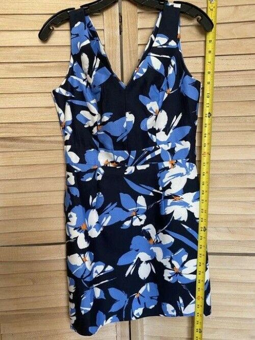 milly blue white new printed msrp short formal dress