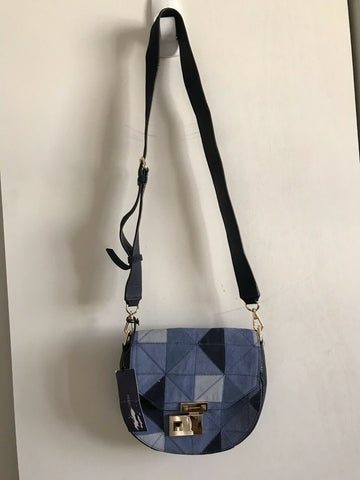 New W/ Tags!! REBECCA MINKOFF Suede Patches Crossbody bag