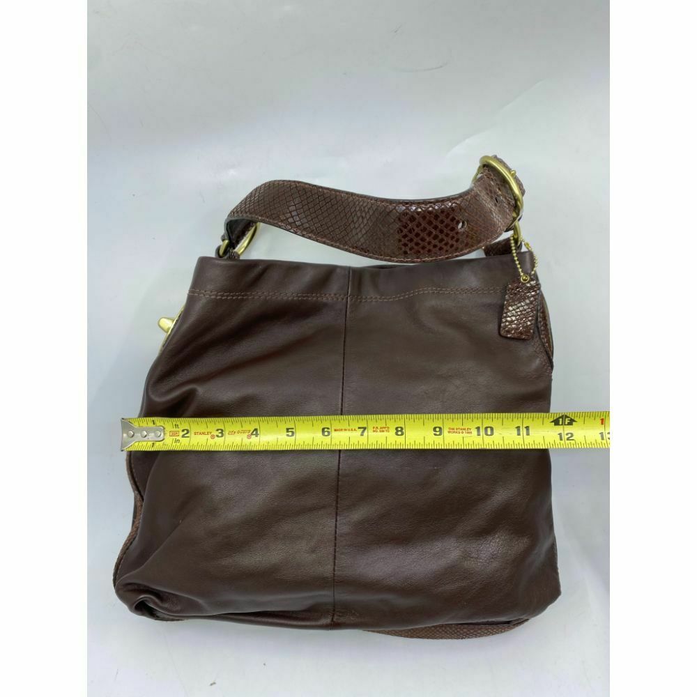 COACH XL Leather Brown Shoulder Bag Very Good Condition