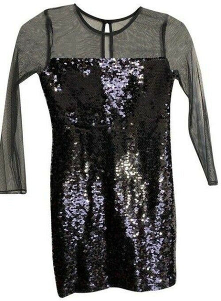 milly minis blackpurple new girls sequined short casual dress