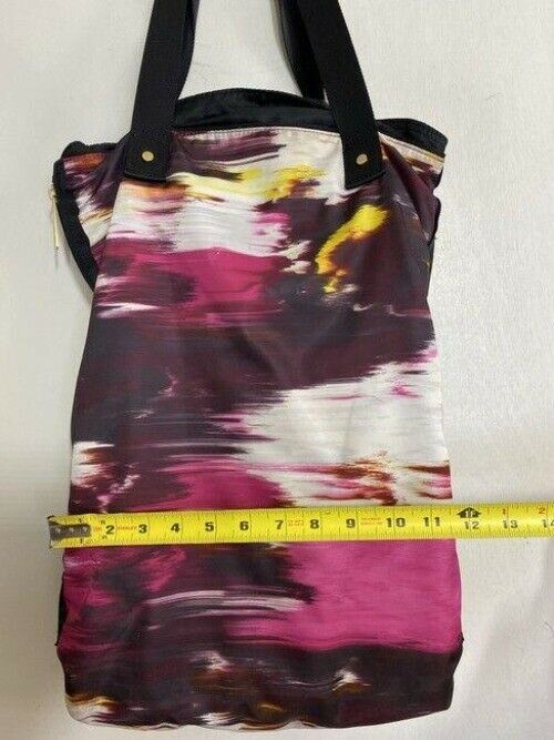 lululemon multi color fabric shoulder bag