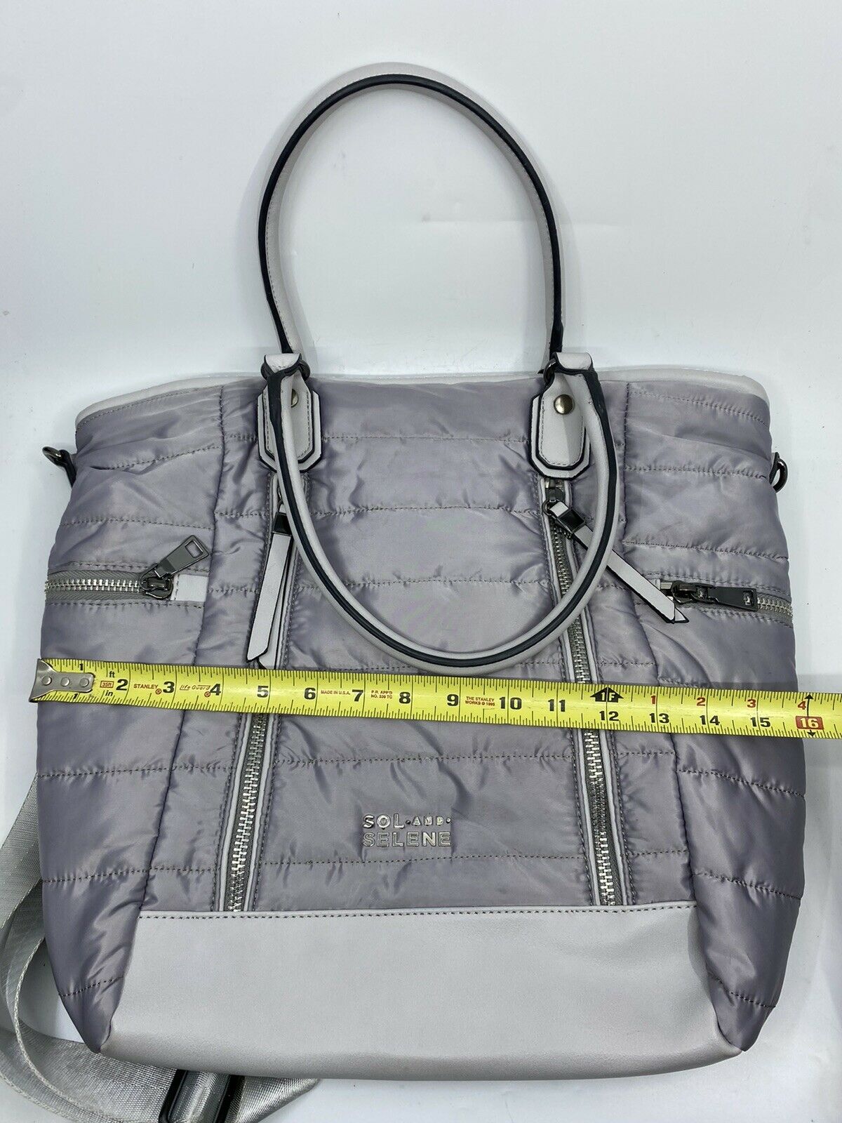 SOL & SELENE Large Quilted crossbody bag
