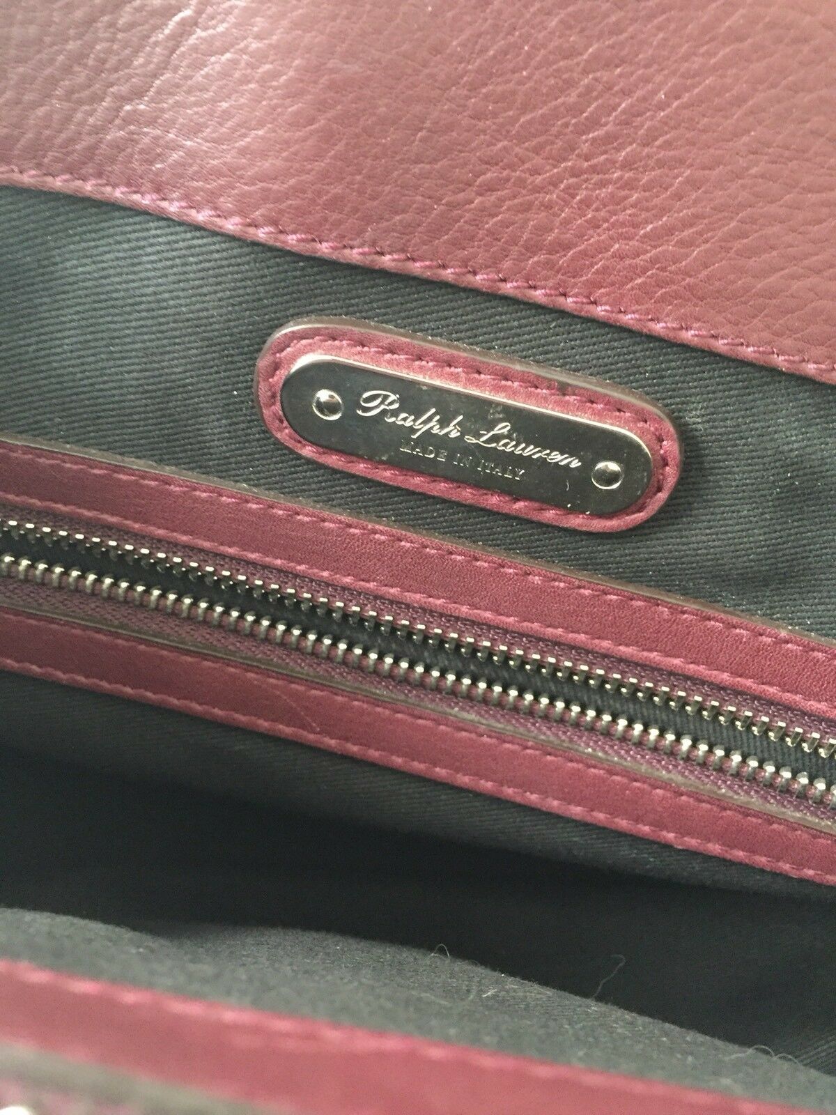 RALPH LAUREN Leather Tote