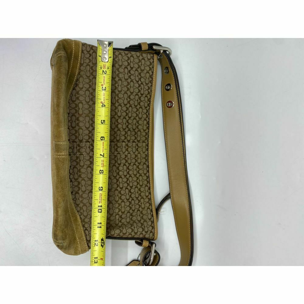 Coach Women's Brown Medium Fabric Shoulder Bag