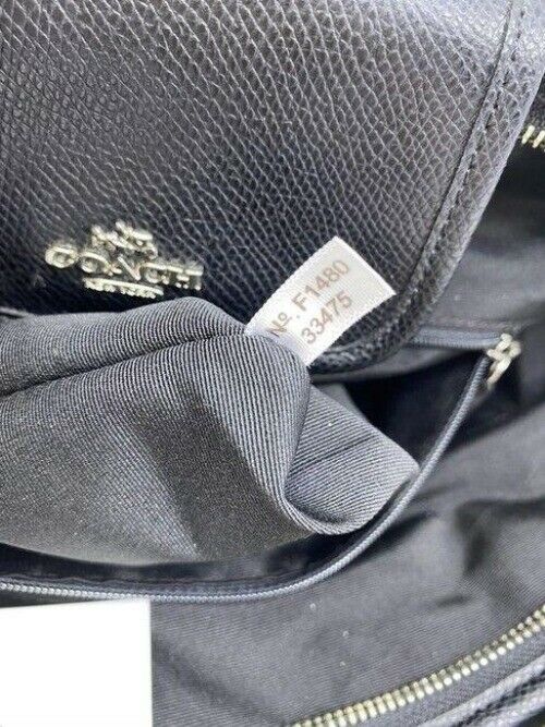 coach bag w w add on sesame street tie accesory black fabric tote