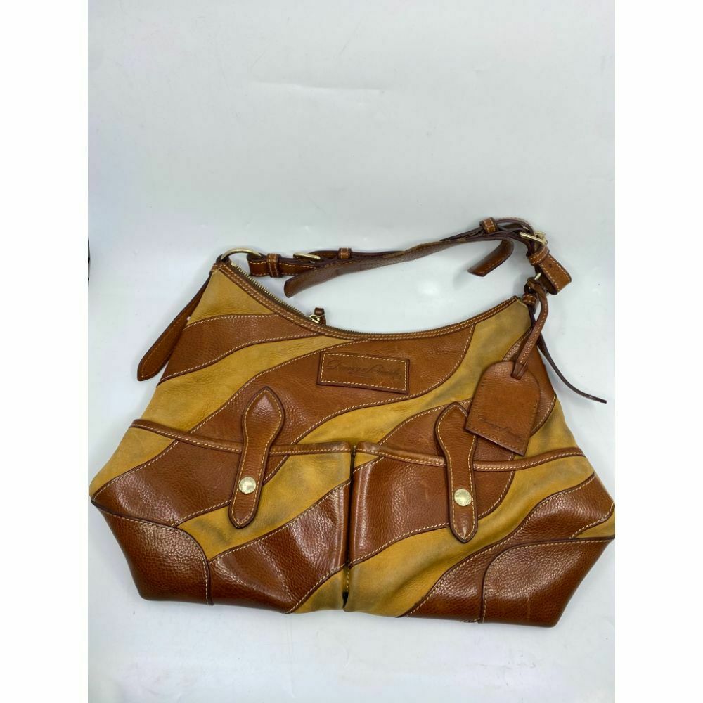 DOONEY & BOURKE Tan Brown Large Leather Tote Bag