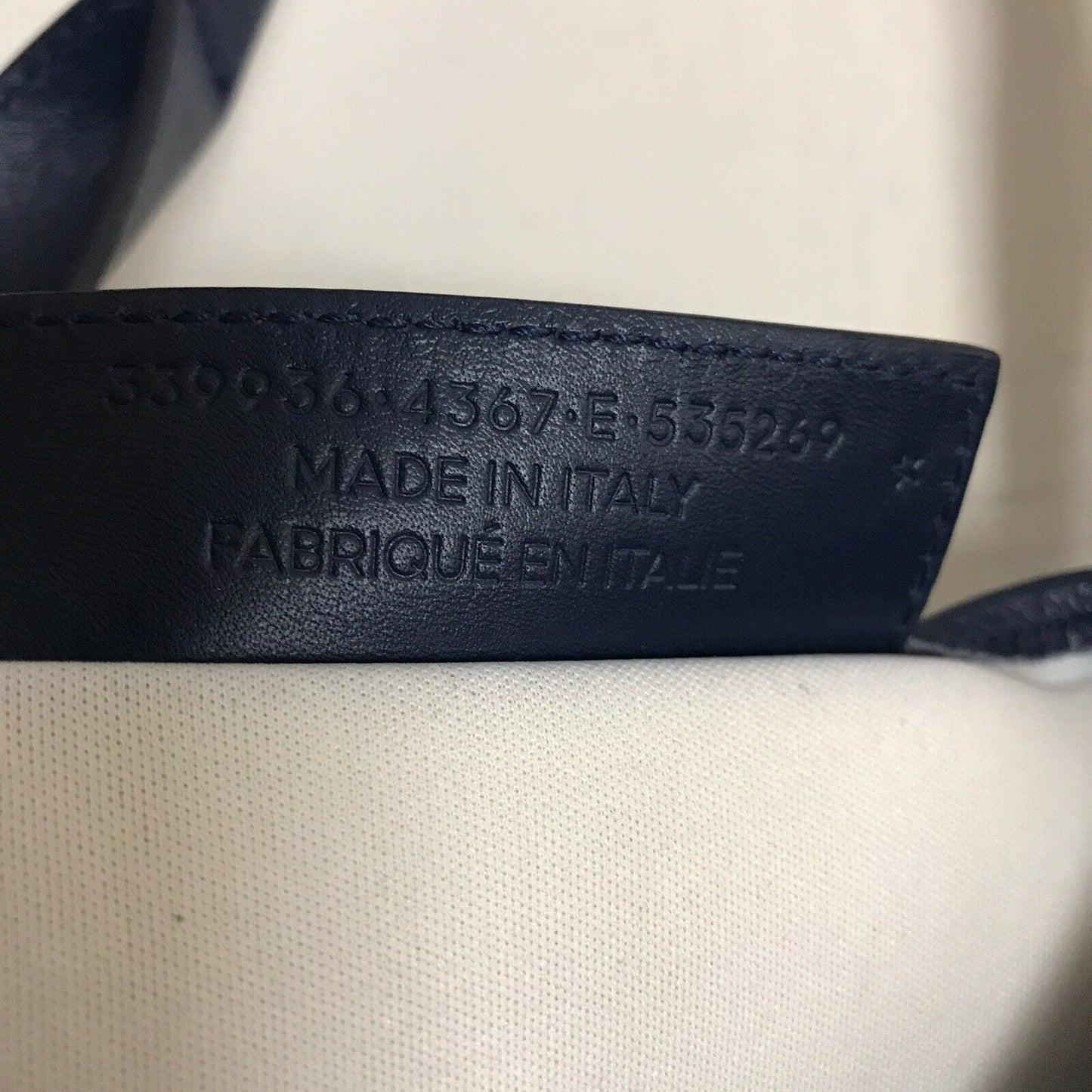BALENCIAGA XL Navy Scuba Tote