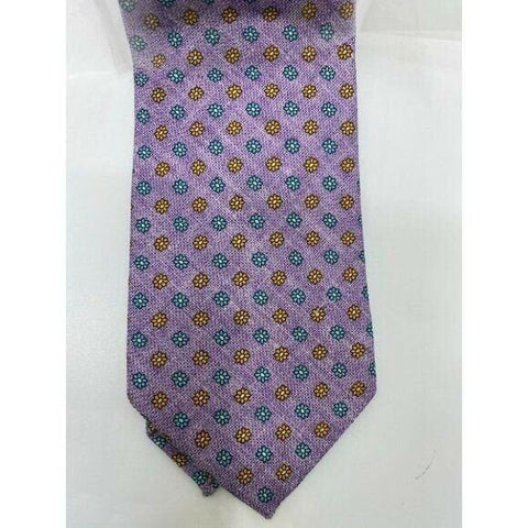 New! BONOBOS Purple Teal Yellow Premium Neck Tie